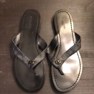Genuine Coach flip flops